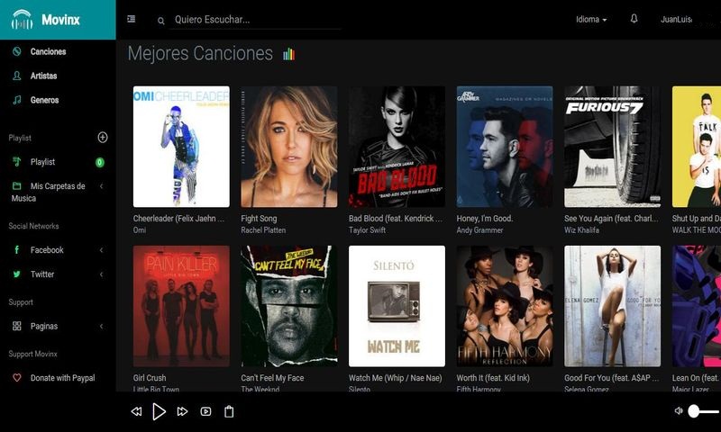 Movinx: genial alternativa para escuchar música online y gratis