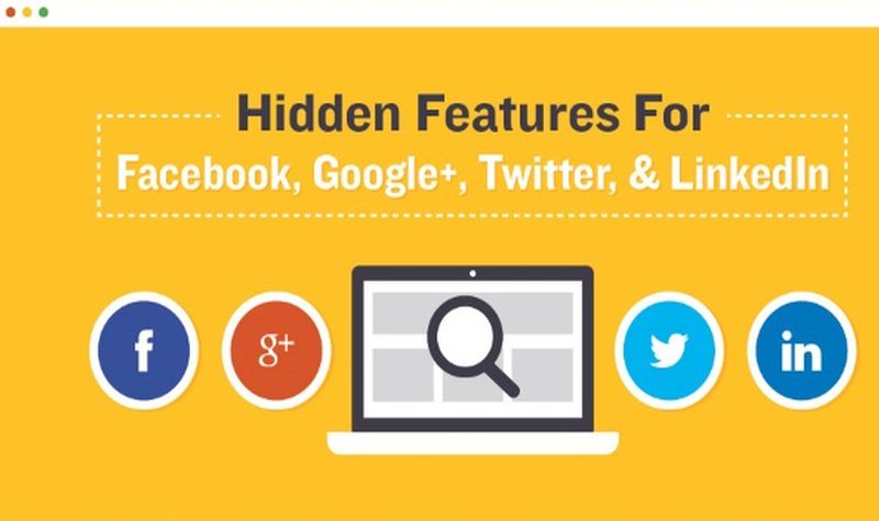 Las funciones ocultas en las Redes Sociales que tal vez desconozcas (infografía)