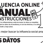 Manual de instrucciones sobre la influencia online (infografía)