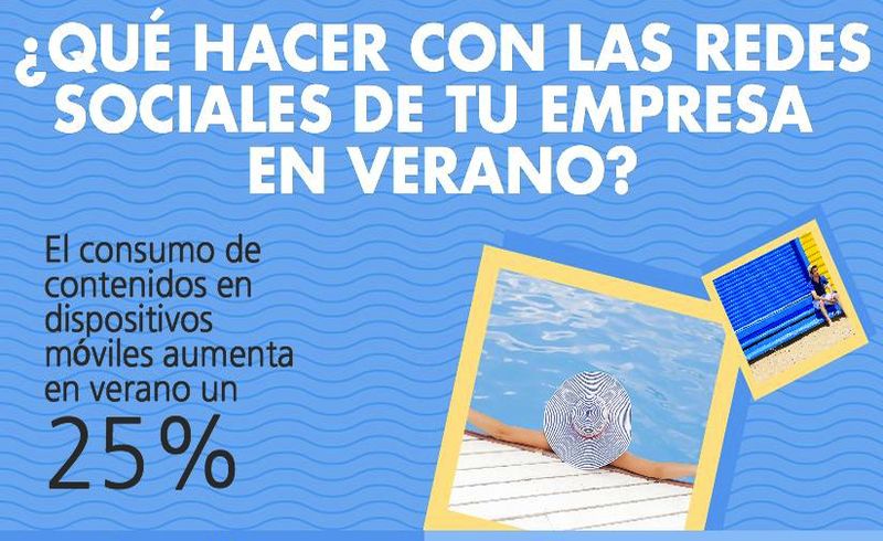 Cómo actuar con las Redes Sociales en Verano (infografía)