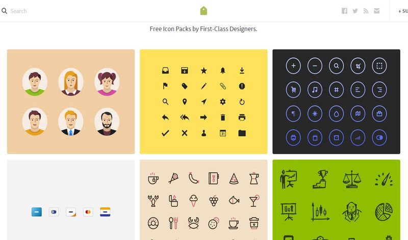 IconStore: descarga colecciones de iconos gratuitos de gran calidad