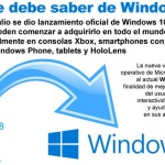 Lo que debes conocer sobre Windows 10 (infografía)