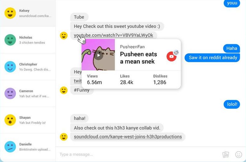 HoverCards: vista previa de enlaces multimedia y sociales como tarjetas (Chrome)