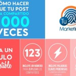 Cómo conseguir que tu post se comparta 1000 veces (infografía)