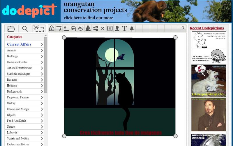 DoDepict: una web para crear memes, cómics, imágenes sociales y más