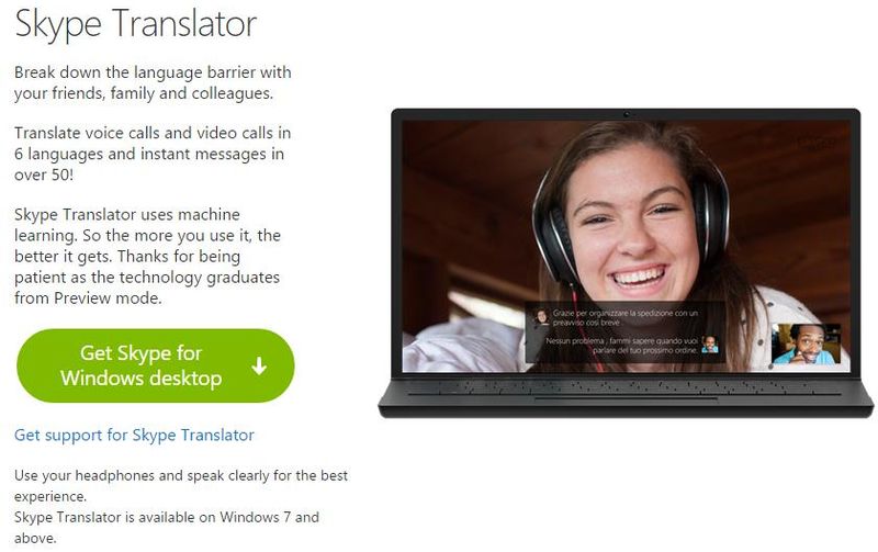 App de Skype para Windows ya integra el traductor a tiempo real de voz y texto