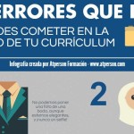 8 errores a evitar en tu foto del Currículum (infografía)