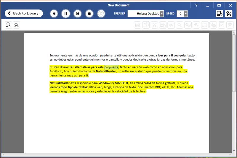 NaturalReader: software gratis que te lee textos, pdf y sitios web