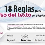 Claves para el uso del texto en el Diseño Gráfico (infografía)