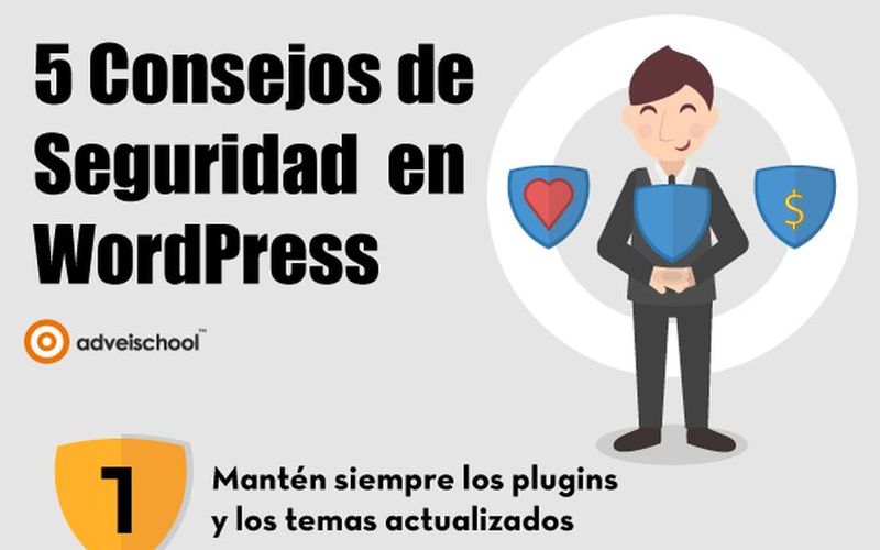 5 importantes consejos para la seguridad en WordPress (infografía)