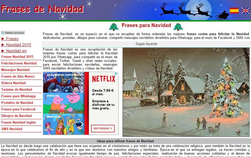 5 sitios donde encontrar Frases de Navidad