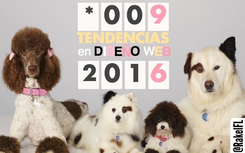 Las 9 tendencias en Diseño Web para 2016 (infografía)