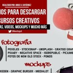 Infografía con 82 sitios donde descargar recursos creativos