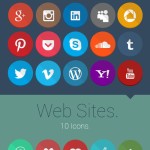 Geekly: pack compuesto por 40 bonitos iconos de estilo plano