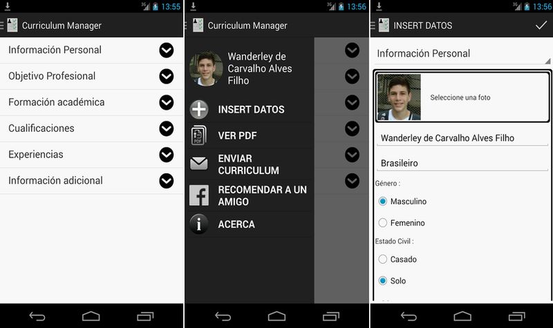 Curriculum Manager: app Android para crear tu Currículum