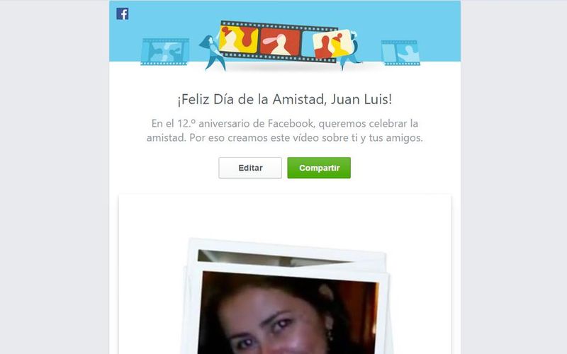 ¿Has visto tu vídeo personalizado del Día de la Amistad de Facebook?