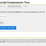 JSCompress: utilidad web para comprimir archivos JavaScript