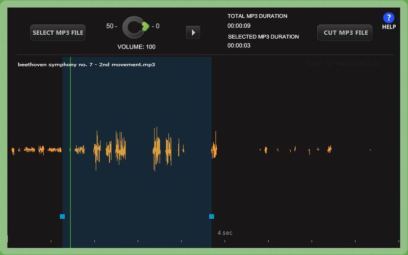 MP3 Cutter: editor gratuito y online para tus Mp3