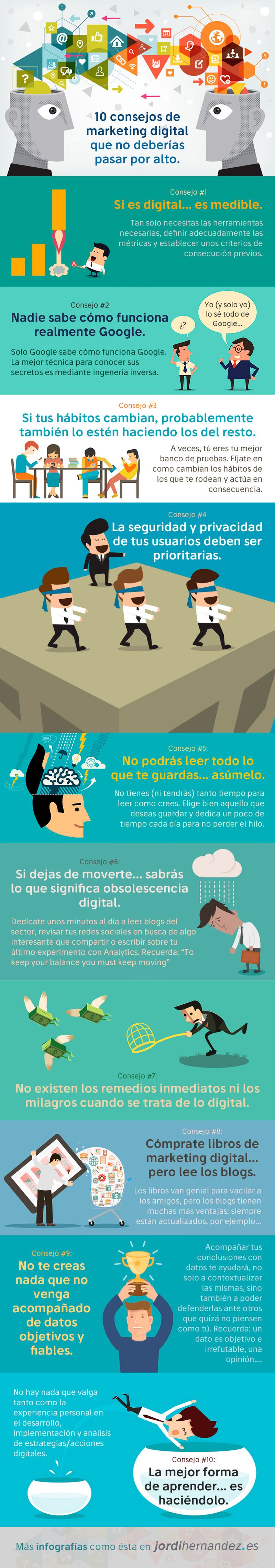 10 Consejos Para Marketing Digital Que Debes Conocer Infografía