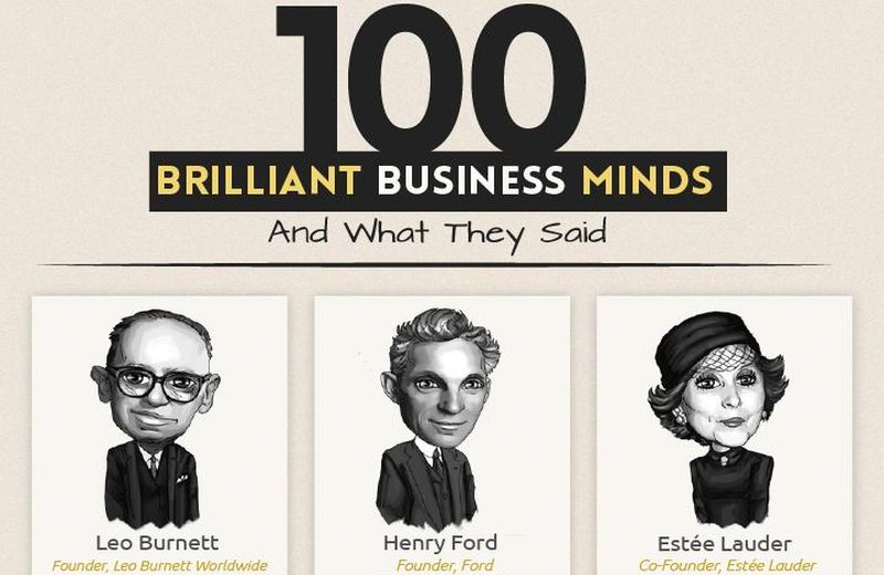 100 grandes emprendedores y sus mejores frases (infografía)