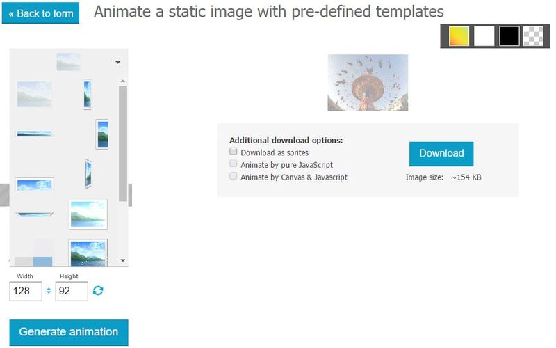 Animizer: 6 utilidades web para crear y editar animaciones GIF