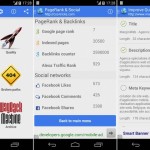 App Android con informes SEO, tráfico y sociales de tus páginas