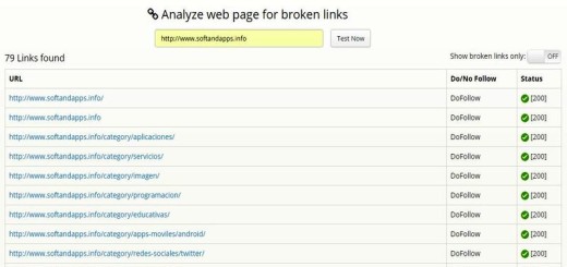 Broken Link Test: chequea los enlaces rotos de tu página