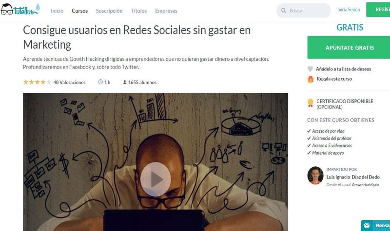 Cómo ganar seguidores sociales sin invertir en Marketing (curso gratuito)