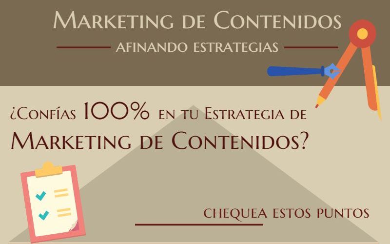 ¿Confías en tu Estrategia de Marketing de Contenidos? (infografía)