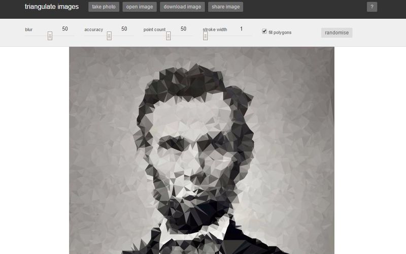 Image Triangulation: utilidad web que genera imágenes con triángulos