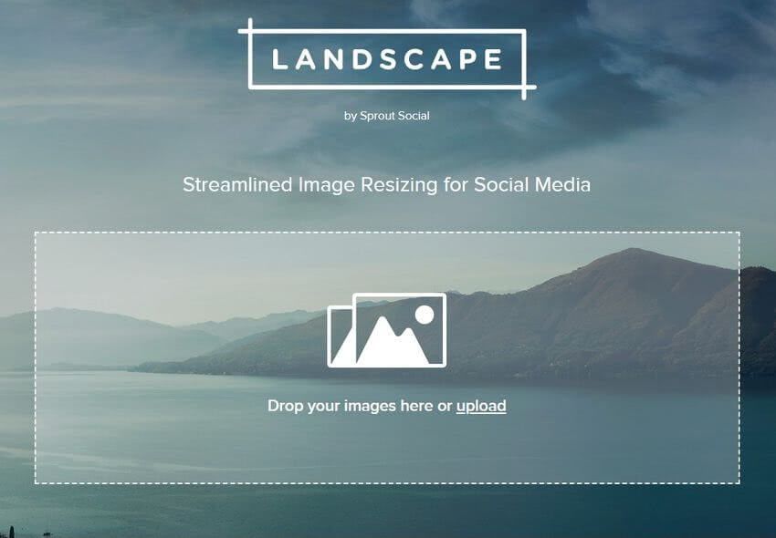 Landscape - optimizar imágenes para Redes Sociales