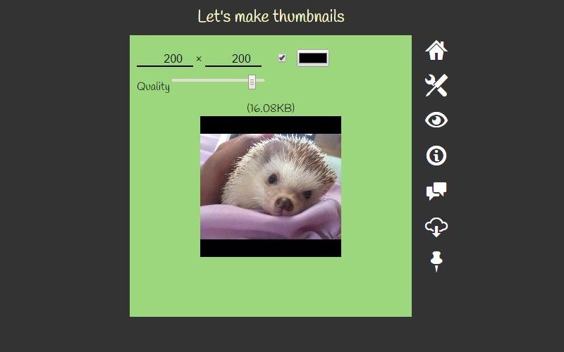 Let's make thumbnails: genera rápidamente miniaturas de imágenes