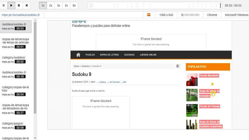 Smartlook: herramienta gratuita que graba en vídeo la actividad de tus visitantes