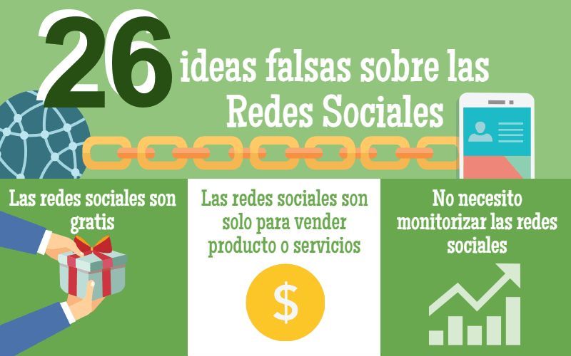 Desmontando 26 mitos sobre las Redes Sociales (infografía)