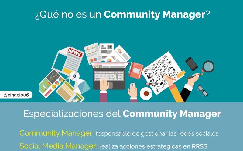 Descubre qué no es el Community Manager (infografía)