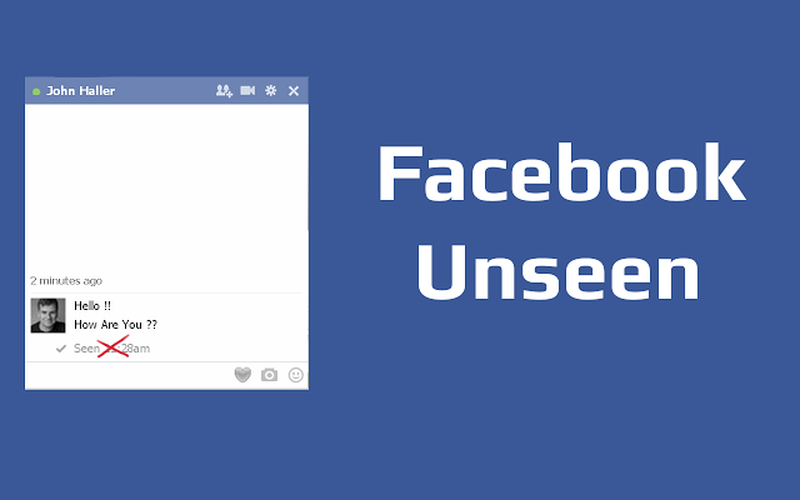 Facebook Unseen: bloquea confirmación de lectura en Chat de Facebook (Chrome)