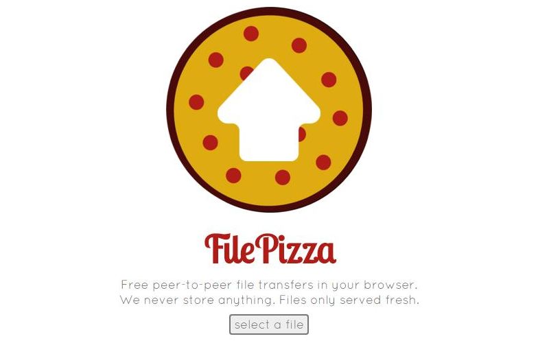 FilePizza: solución web para enviar archivos de gran tamaño