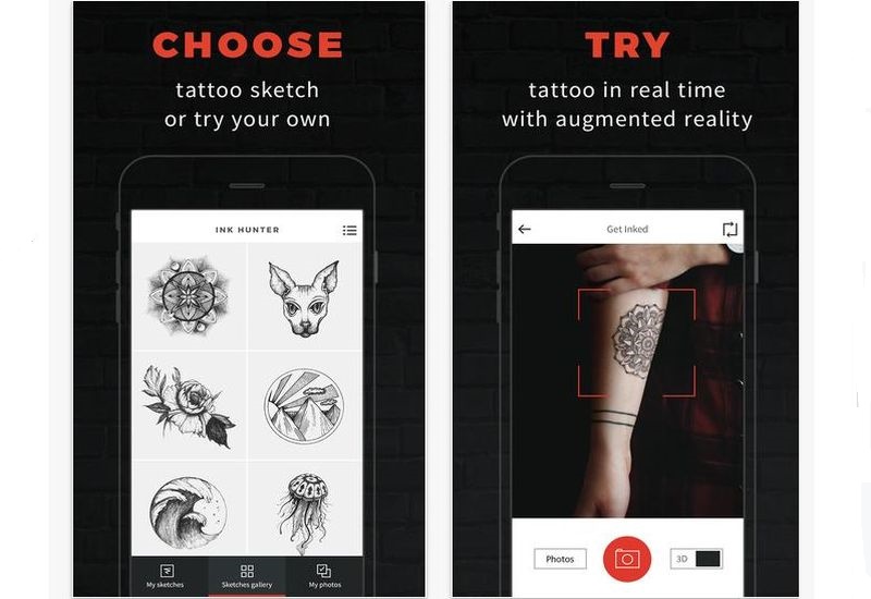 Ink Hunter: app iOS gratuita para probarte tattoos