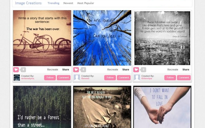 LiveLuvCreate: crea bellas imágenes con textos o citas