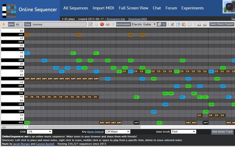 Online Sequencer: utilidad gratuita para crear música online