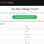 Playlist Miner: genera las mejores playlists para Spotify
