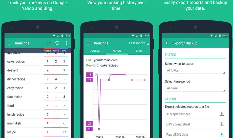 Las 3 mejores apps Android para SEO
