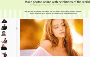 Take photos with celebrities