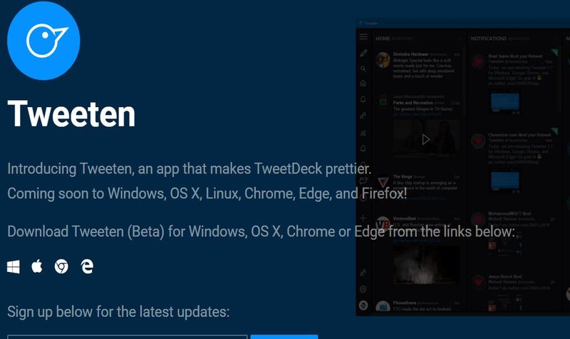 Tweeten: excelente cliente de Twitter de Escritorio
