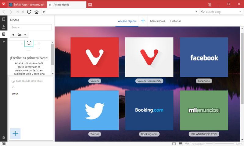 Vivaldi: nuevo navegador alternativo a Chrome y Firefox
