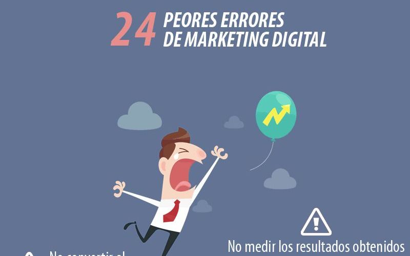 24 graves errores en Marketing Digital