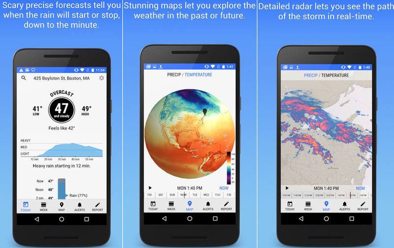 Dark Sky: ¿la mejor app móvil para conocer el estado y pronóstico del Tiempo?