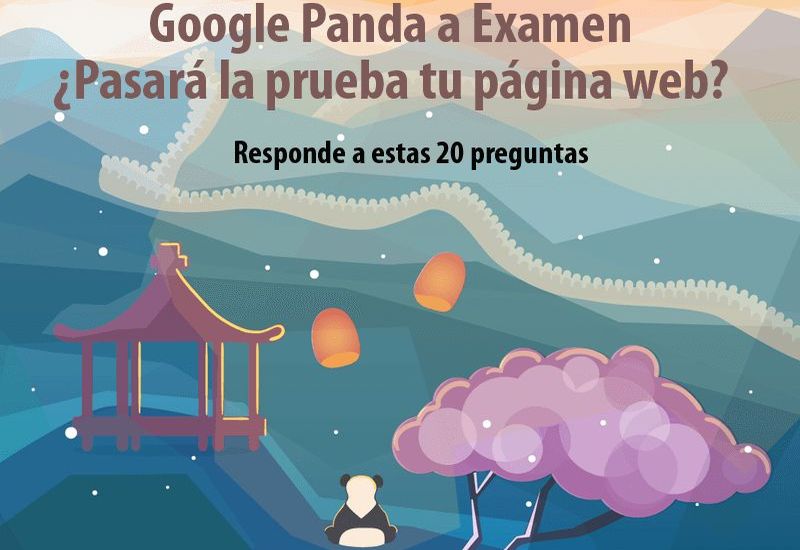 Google Panda: 20 preguntas para saber si tu web está preparada