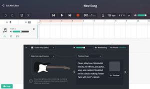 Guitarra en BandLab