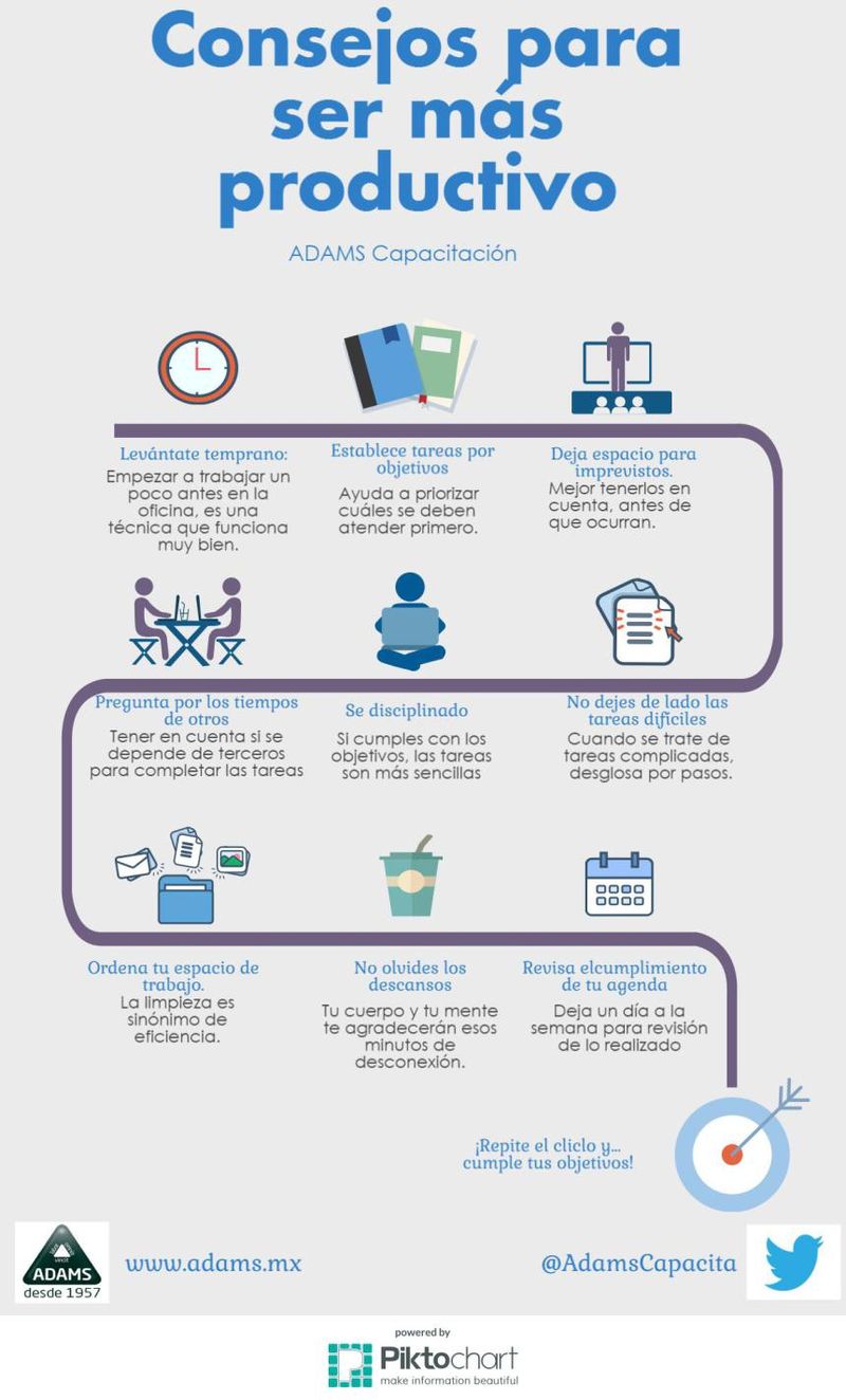 Aumentar Productividad con 9 consejos